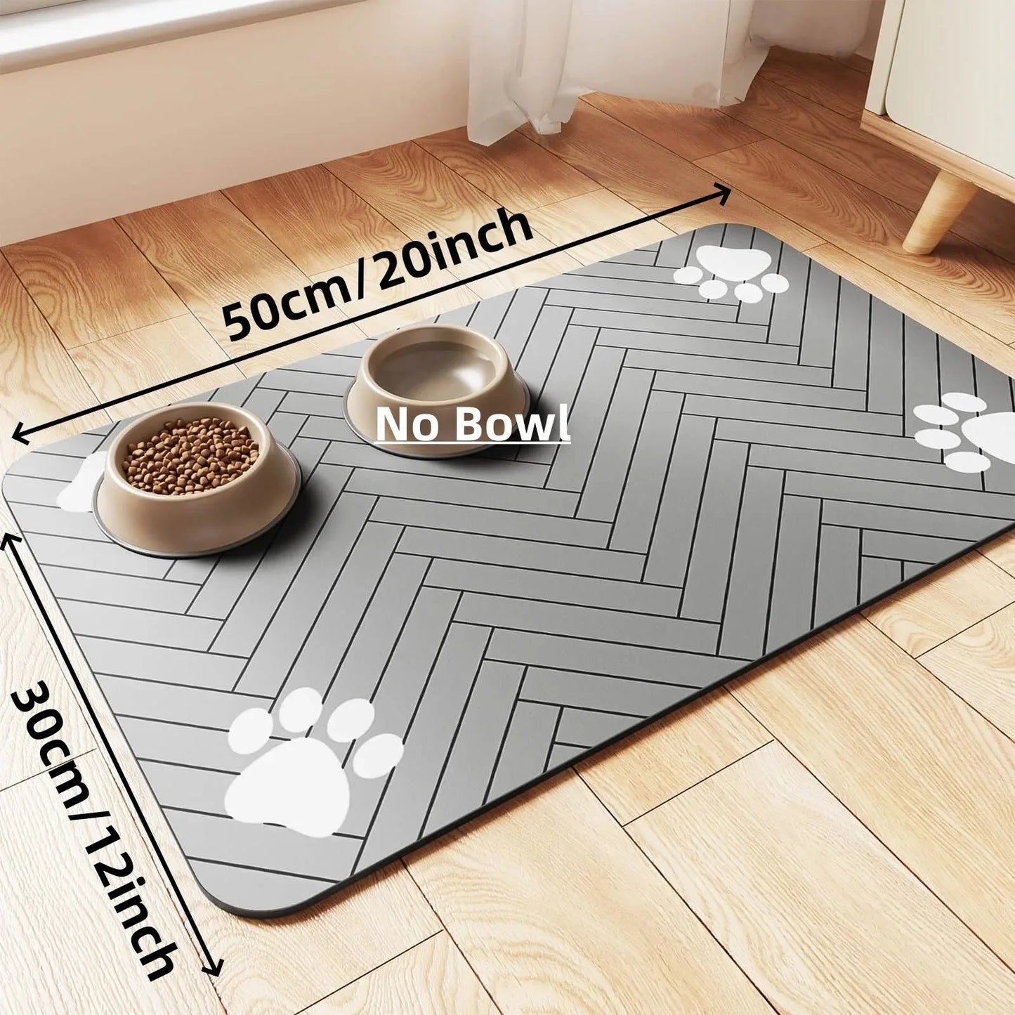 FurFree™ Absorbent Pet Feeding Mat