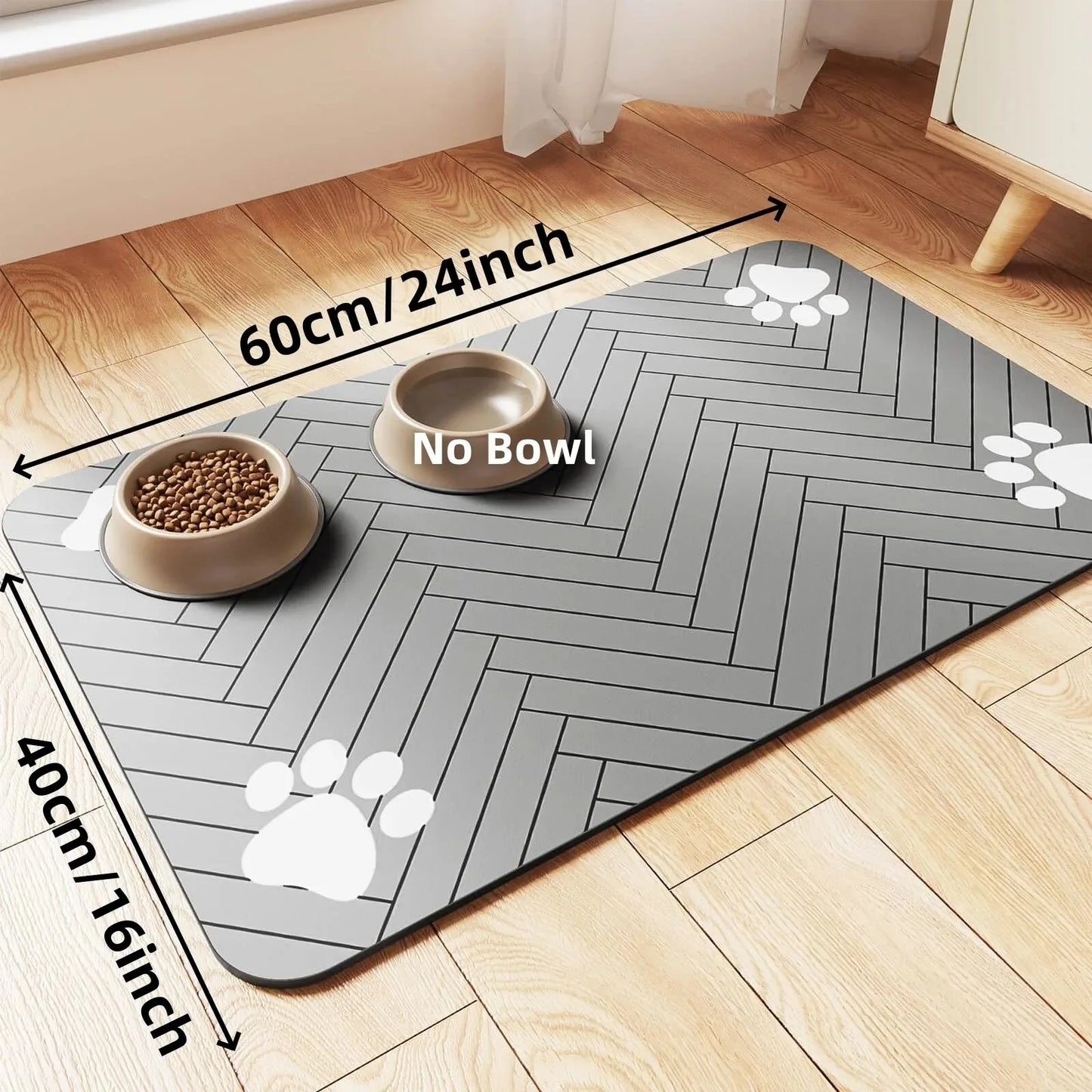 FurFree™ Absorbent Pet Feeding Mat