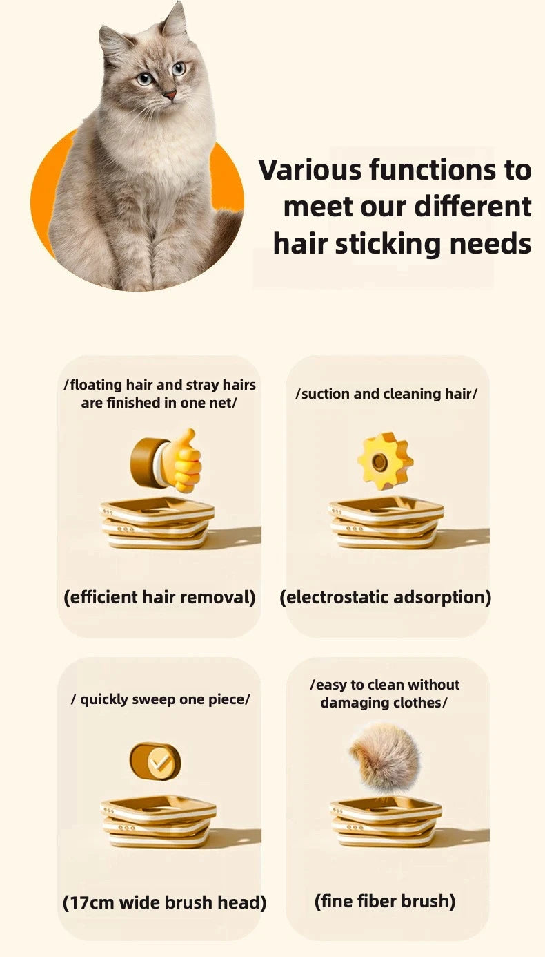 FurFree™ Reusable Pet Hair Roller Remover