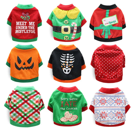 FurFree™ Halloween & Christmas Pet Clothes