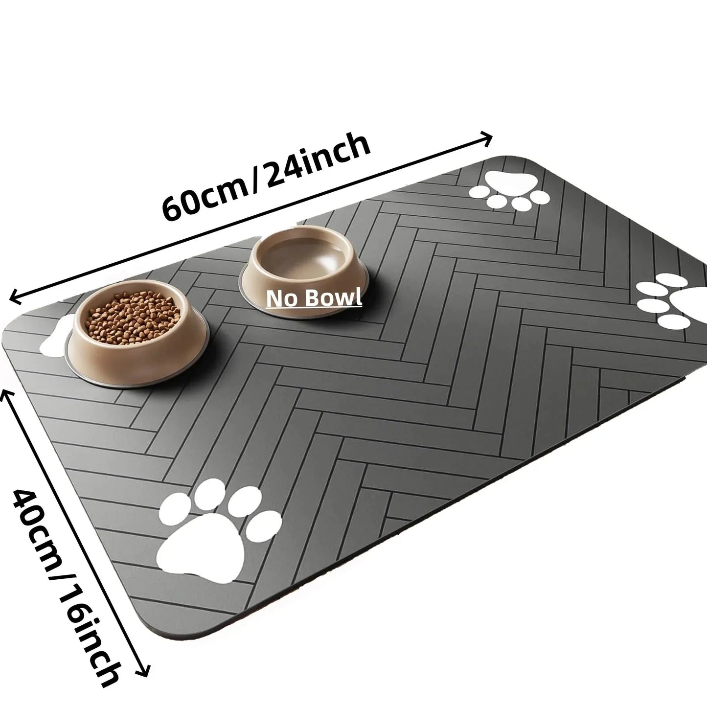 FurFree™ Absorbent Pet Feeding Mat